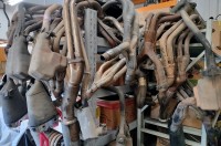 Stacksof header pipes